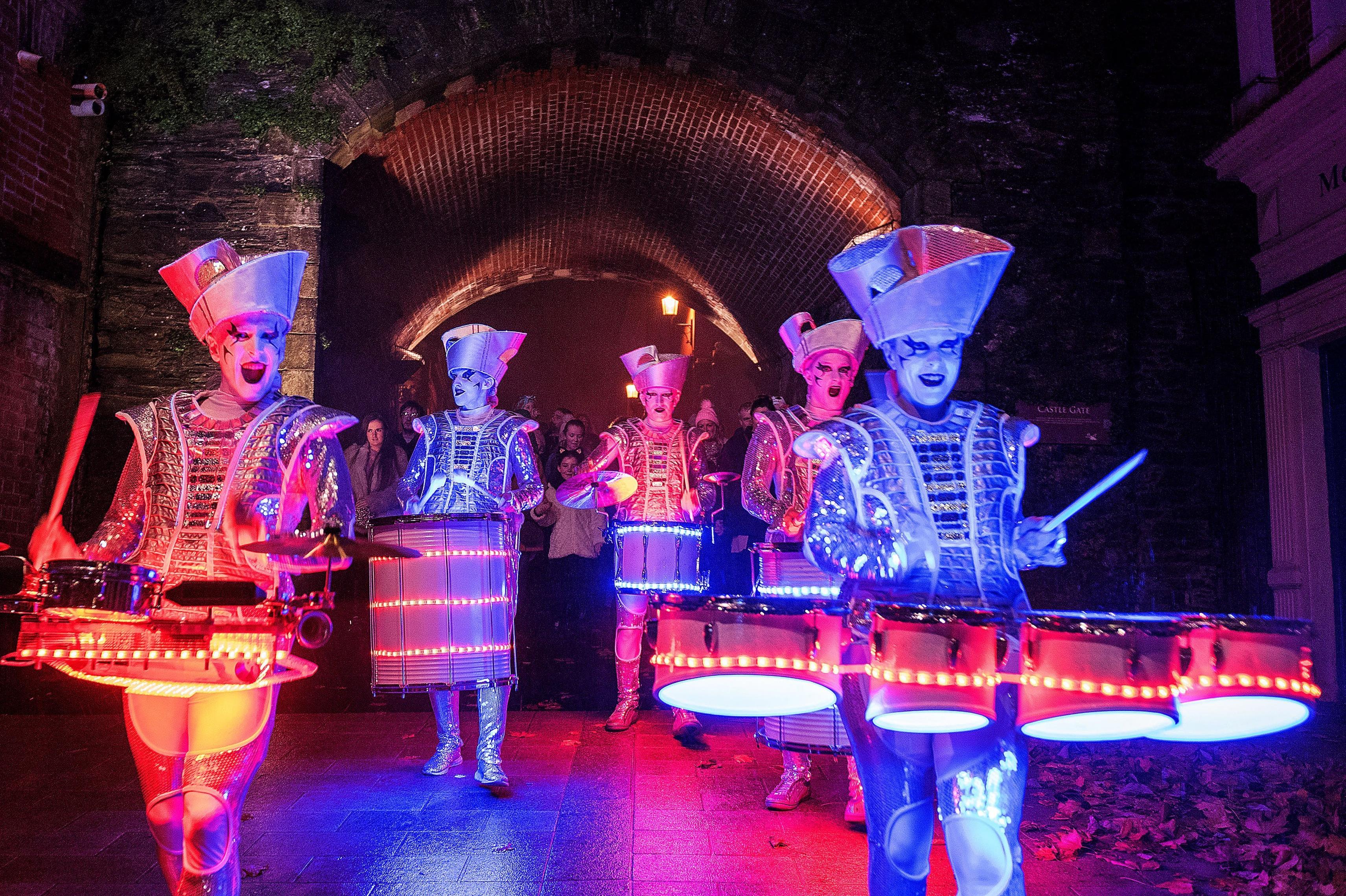 Five main N.W. zones for Halloween outdoors from Friday to Sunday 5-10pm. Picture Martin McKeown. Inpresspics.com. 28.10.17