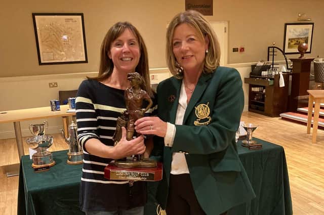 Rosie Armstrong winner of the club championship matchplay for lower handicaps pictured at the ladies final prize night 2021 at Lisburn Golf Club