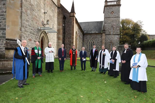 Mayor Alderman Stephen Martin was delighted to attend Hillsborough Parish Church on Wednesday 10 November to be part of an interdenominational service of thanksgiving to mark the awarding of Royal status to the village