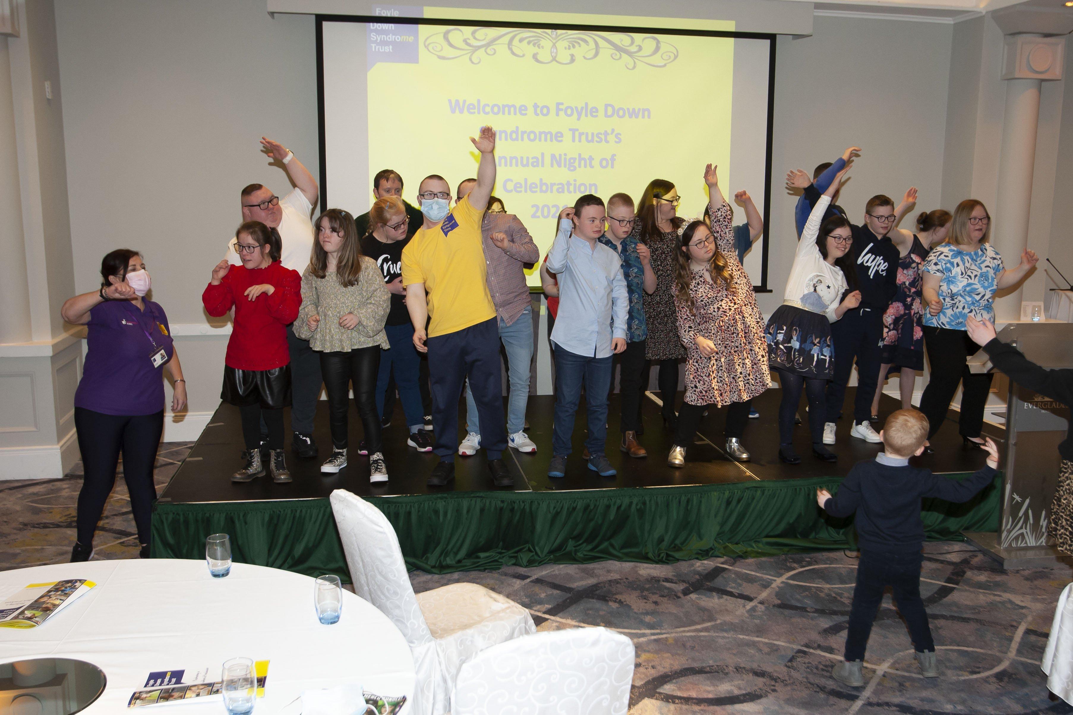 Group dance performance during last Thursdayâ€TMs FDST Celebration of Achievement event.