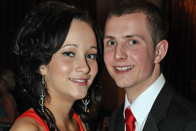 PIctured at Foyle and Londonderry College's annual Formal in the City Hotel are, Holly Johnston and Cnochur Saunders. Picture Martin McKeown. Inpresspics.com. 26.11.10