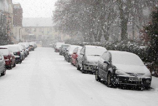 Wintery scenes on Northland Road in Londonderry in December 2010.