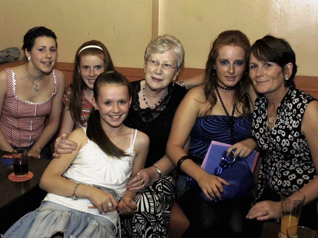 Danielle Meehan pictured enjoying her 18th birthday with her family.
