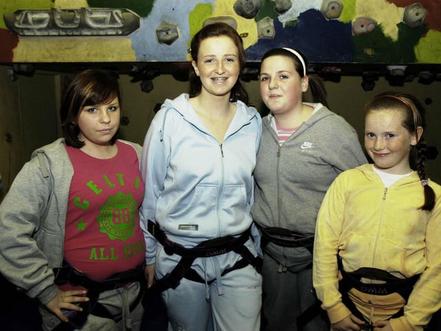 13th birthday girl Eimhear Brelin with her cousins Rebecca, Grainne and Erin.