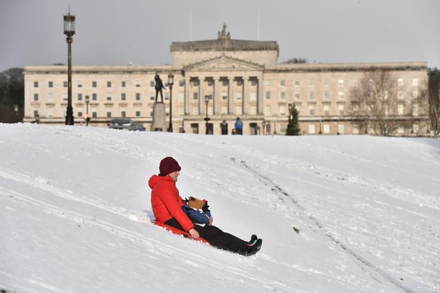 Will there be a chance for sleighing at Stormont this Christmas?
