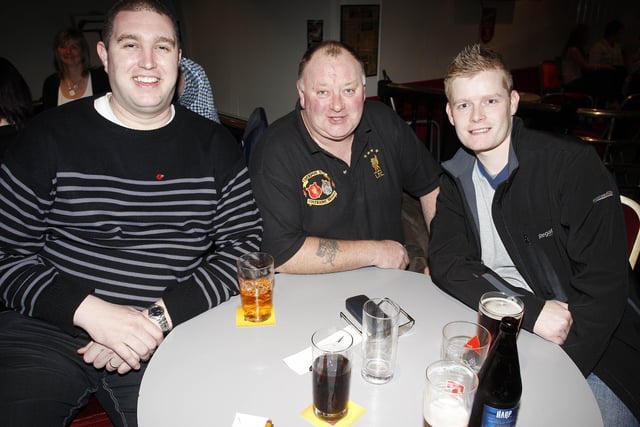 Shankleys Finest team pictured at the NISC table quiz at Coleraine FC Social Club on Friday evening. CR47-211PL