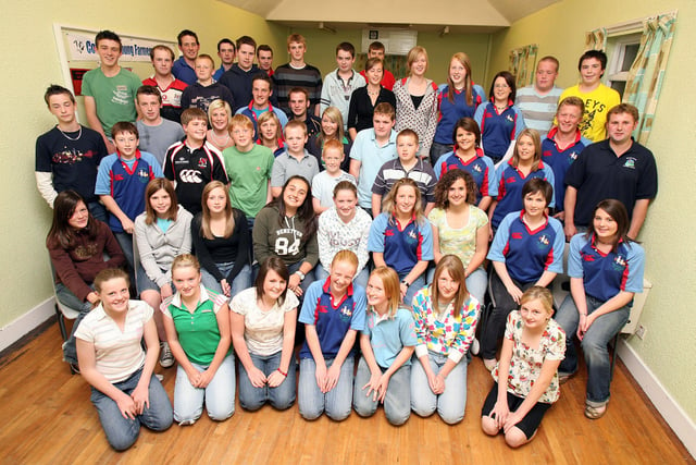 Coleraine Young Famers' Club members pictured during the first club meeting.Pic Kevin McAuley