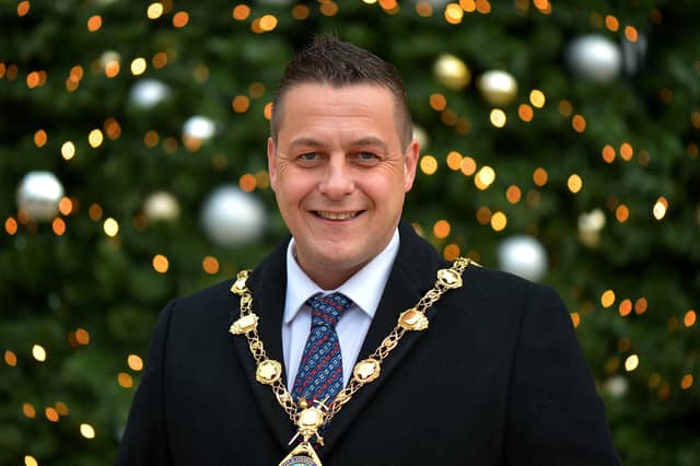 Mayor Alderman Graham Warke. Photo: George Sweeney. DER2149GS – 029