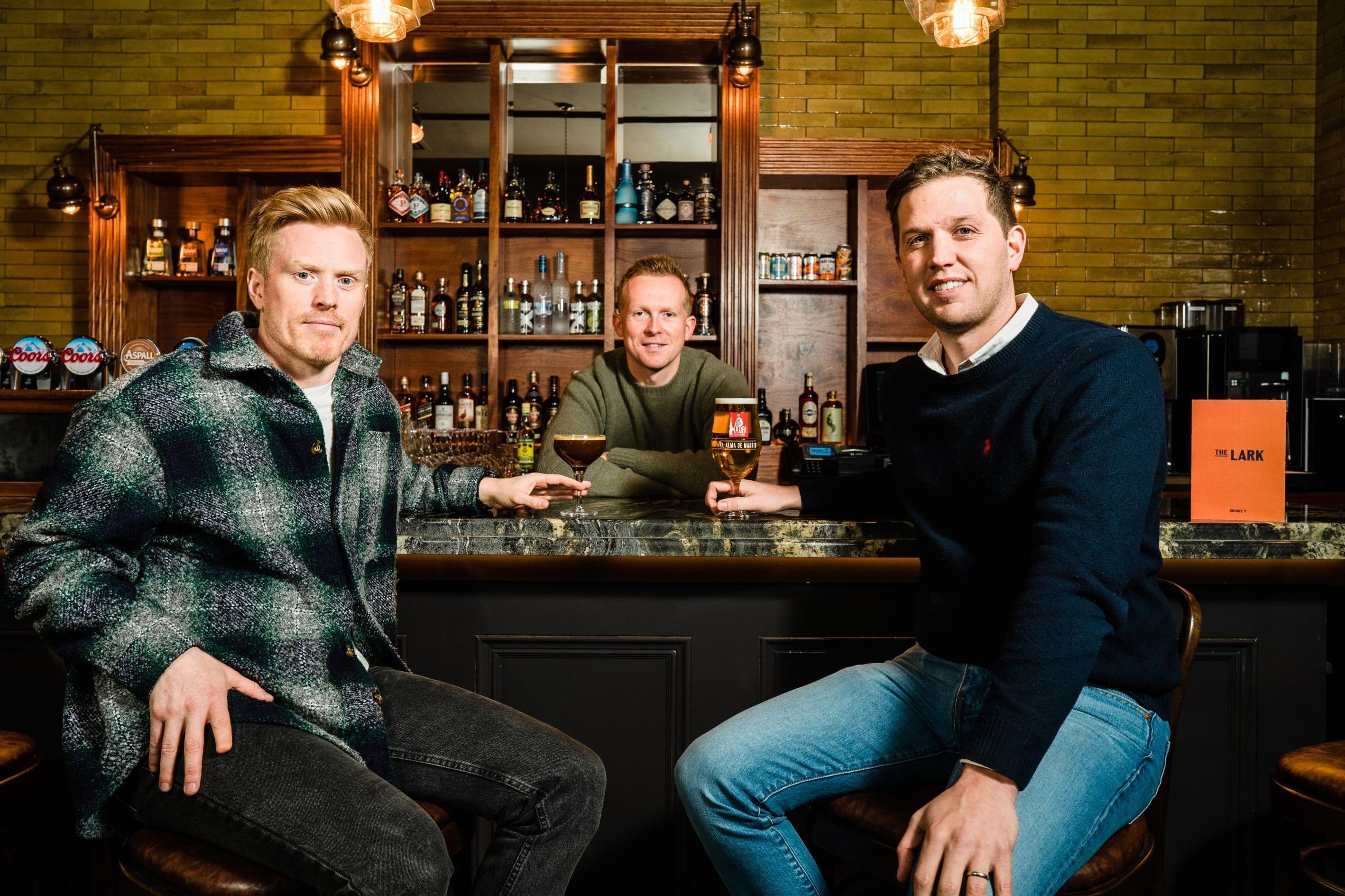 Pictured (L-R): Conall Wolsey, director, Beannchor; Tim Herron, operations manager, Beannchor and Nicky McCollum, development director, Lisburn Square