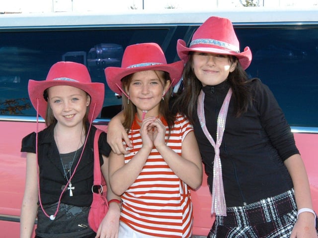 Jade Farrelly and friends on her 10th birthday,