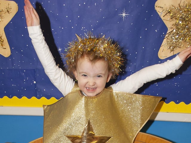 The Star (Hollie Frazer) in the Nativity Play. (Photos: Jim McCafferty Photography)