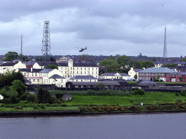 May 2001... Ebrington Barracks when it was still home to the British Army.