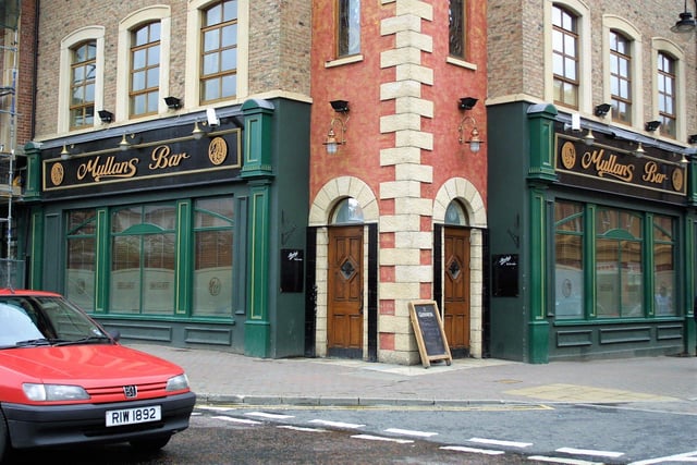 2005... The former Mullans Bar at the junction of Little James' Street and Sackville Street.