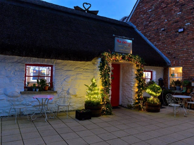 Christmas lights in the craft Village. Photos: George Sweeney. DER2150GS – 031