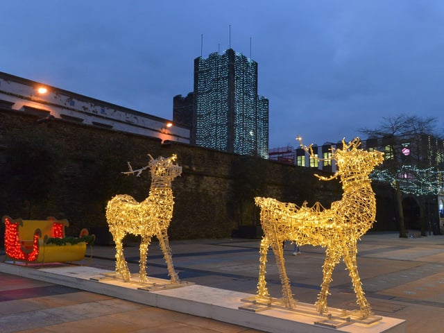 The Reindeers in Guildhall Square. Photos: George Sweeney. DER2150GS – 038