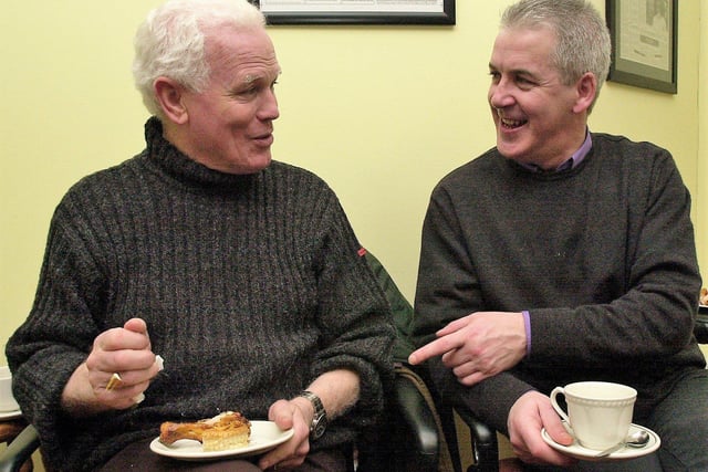 Mickey McGuinness and Kevin Mahon.