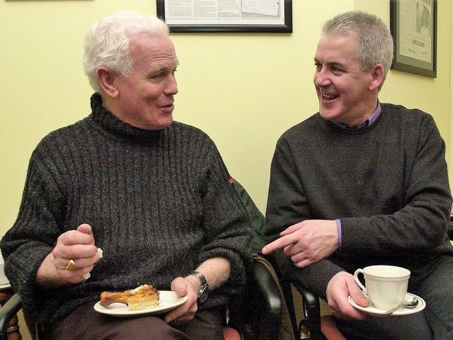 Mickey McGuinness and Kevin Mahon.