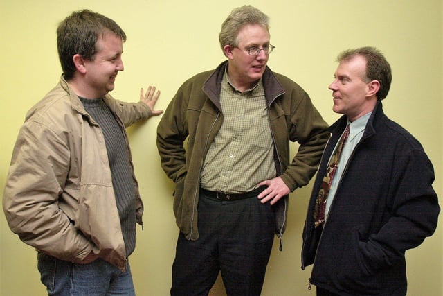 Charles Lamberton, Conal McFeely and Jimmy Melaugh.
