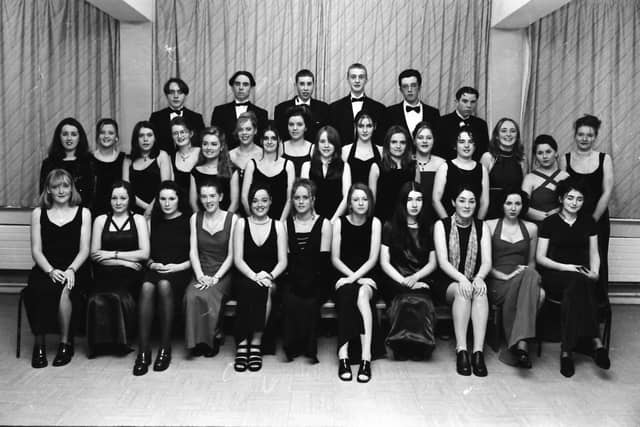 Class 5B pictured at the Schoil Mhuire formal in 1996.