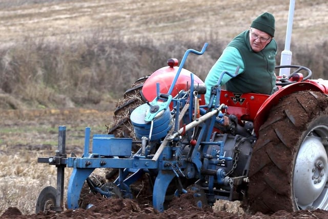 William Purcell pictured at the Ballycastle and District Ploughing Match