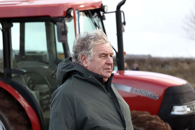 Gerard Cassley pictured at the Ballycastle and District Ploughing Match held at Limepark on New Year's Day