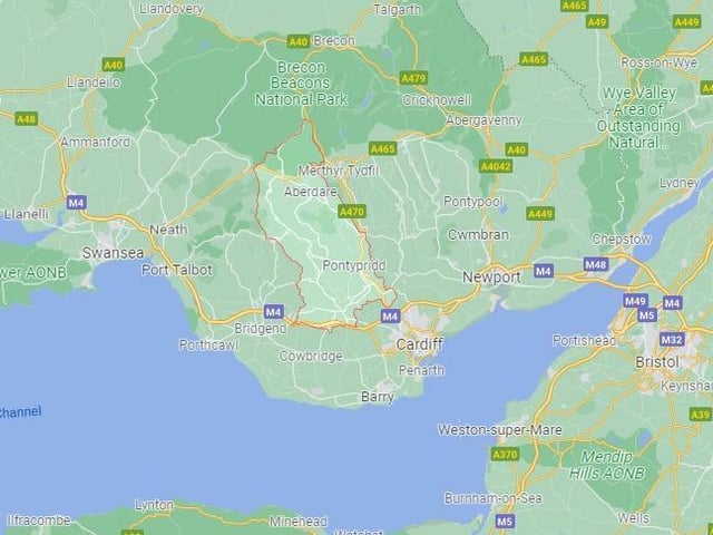 Rhondda Cynon Taf has an infection rate of 2632 per 100,000 people.