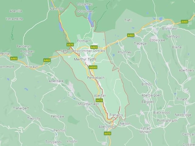 Merthyr Tydfil infection rate is 2553.6 per 100,000 people.