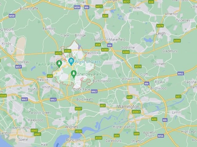 St Helen's has an infection rate of 2430.2 per 100,000 people.