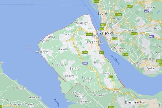 Wirral has an infection rate of 2269.6 per 100,000 people.