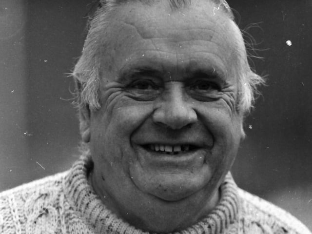 ‘Lord John’ McCloskey, best known as one of Derry’s loudest and most popular market traders and a member of the greyhound fraternity.
