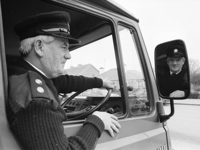 Buncrana man Thomas ‘The Miller’ Doherty, who retired as Station Officer for the Buncrana Fire Brigade.