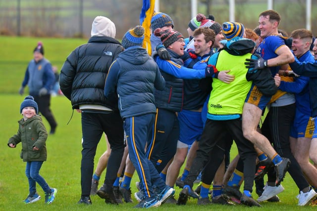 Jubilation as Steelstown are crowned Ulster champions.
