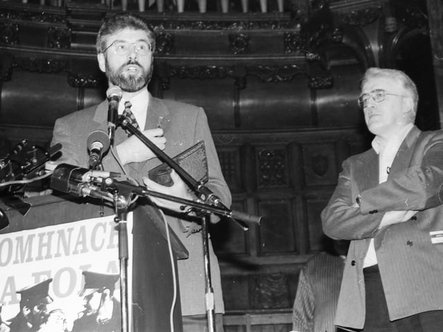 Sinn Fein president Gerry Adams called for a new inquiry at one of the first Bloody Sunday memorial lectures.