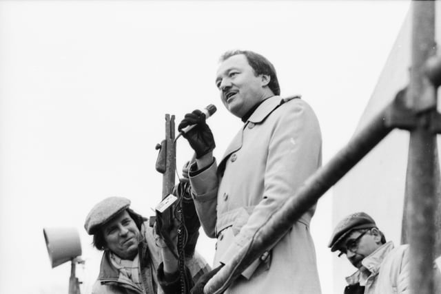 Ken Livingstone speaking at the 1986 march.