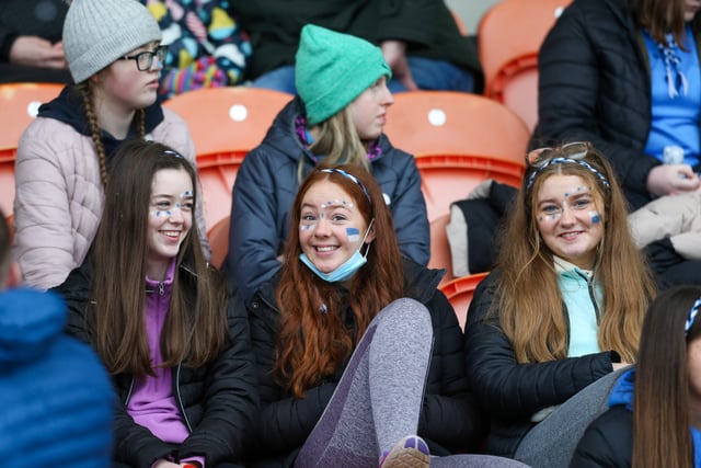 Enjoying the Danske Bank MacRory Cup final at the Athletic Grounds, Armagh..Picture: Matt Mackey / Press Eye.