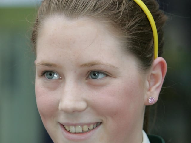 St. Cecilia's College student Ciara McCormick. (1404JB22)