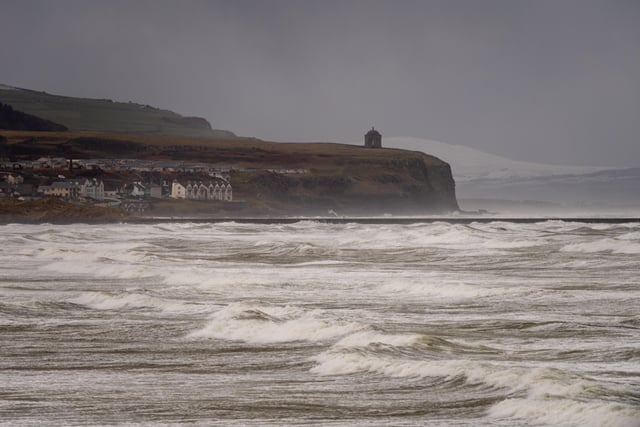 The north coast feels the force of Storm Eunice, as 90mph winds hit the coastline. Picture: Kirth Ferris / Pacemaker