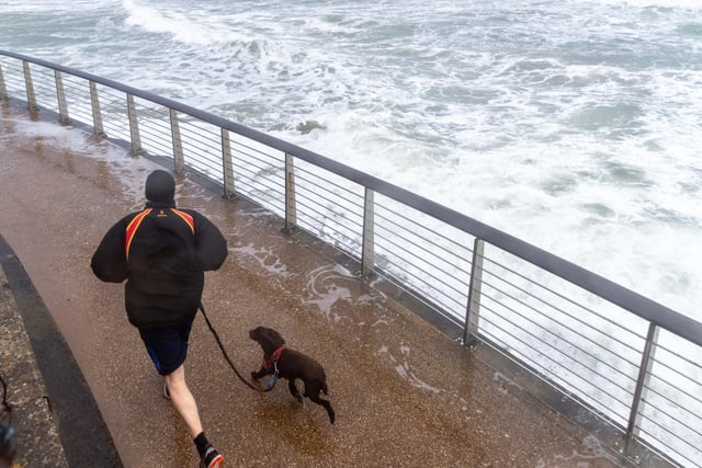 Storm Franklin makes its way to the north coast on Sunday.  Picture: Kirth Ferris/Pacemaker Press