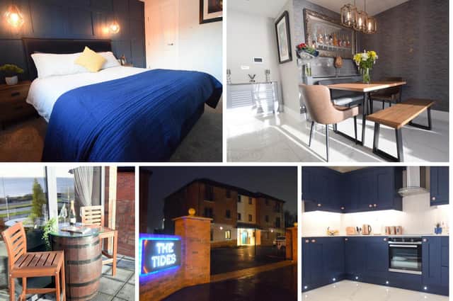 The stunning two-bed apartment is on the market with Property Sales and Lettings NI.