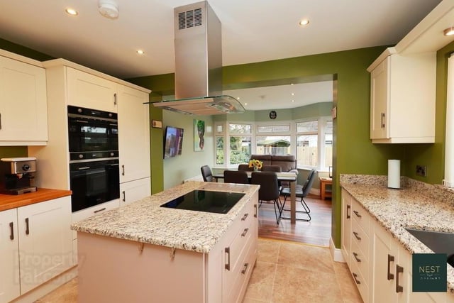 The property's modern fitted kitchen