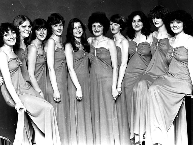 A group of table hostesses from the newly opened licenced restaurant, the El Greco, at Foyle Street.