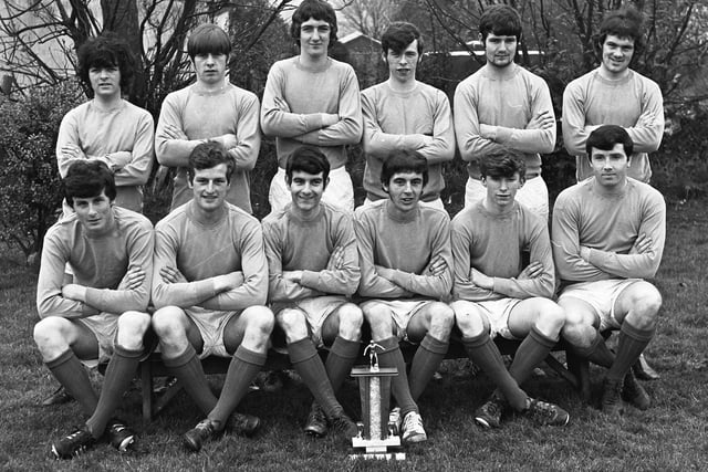 1970... St Mary's Boys' Club senior team, winners of the NI Association of Boys' Clubs' senior challenge trophy.