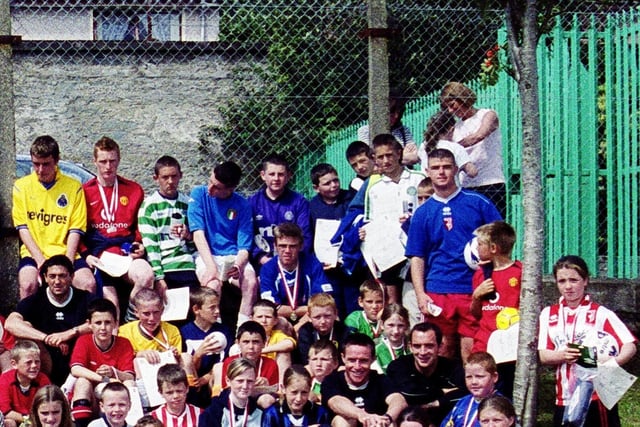 Football in Community players, Brandywell Showgrounds 2002.