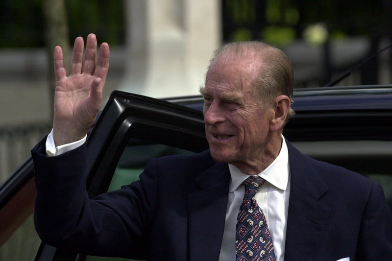 The Duke of Edinburgh arrives at St Anne's Church of Ireland in Belfast with the Queen for the first engagement of the final day of their Jubilee Tour of Northern Ireland.