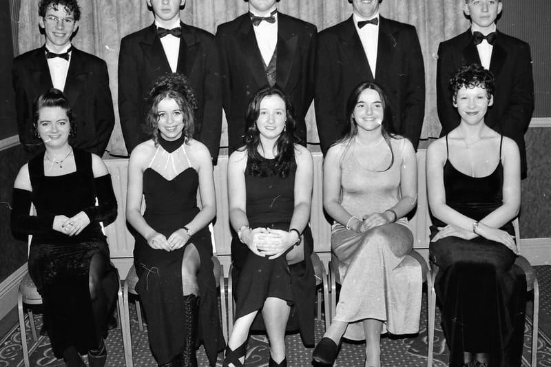 Seated are Karen Boyle, Ciara Johnston, Sharon Harkin, Catherine Quigley and Joanne Doherty. At back are Conor McLaughlin, Henry Doherty, Martin Potter, Bernard Kelly and Cahir O'Doherty.