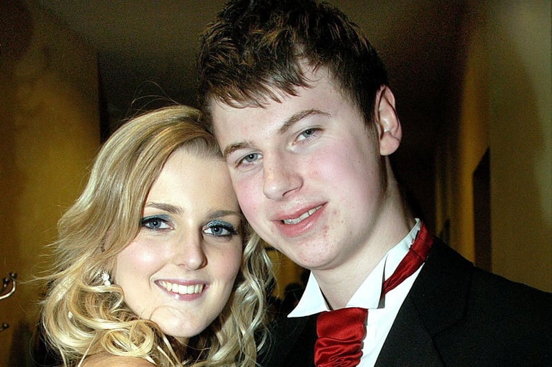 Looking forward to the annual Loretto College formal evening in Ballymena were Katherine McIntyre and Simon Blair.