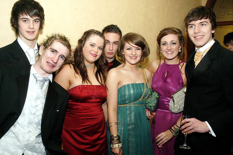 Students of Loretto College who attended their annual formal evening in Ballymena's Tullyglass House Hotel.