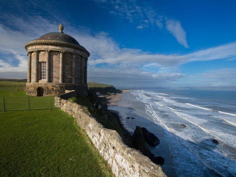 Downhill beach and Mussenden temple are hugely popular tourist spots