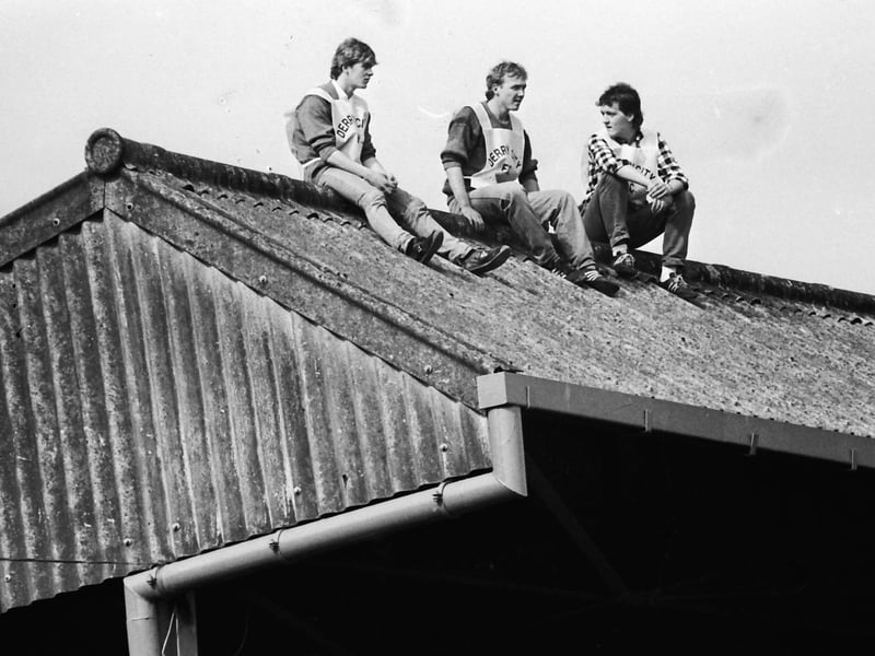 Derry City fans would use any advantage point for the first game in the League of Ireland way back in 1985.