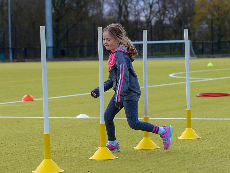 Doire Trasna nursery team member Mochuisla pictured training recently at the Foyle Arena. DER2115GS – 054